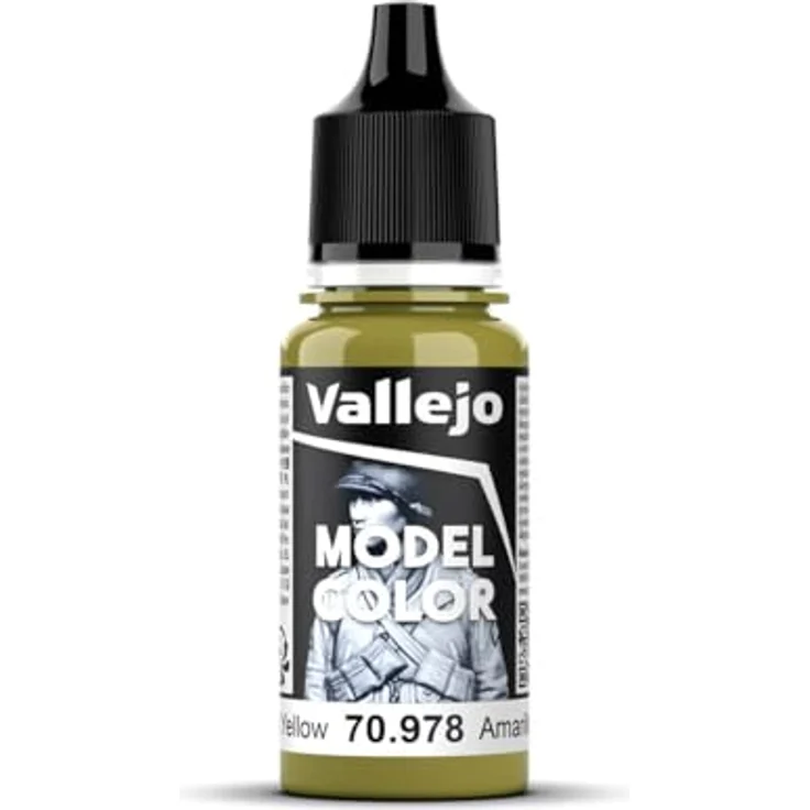 Vallejo Model Color, Acrylfarbe, 17 ml, dunkelgelb, matt – Bild 1