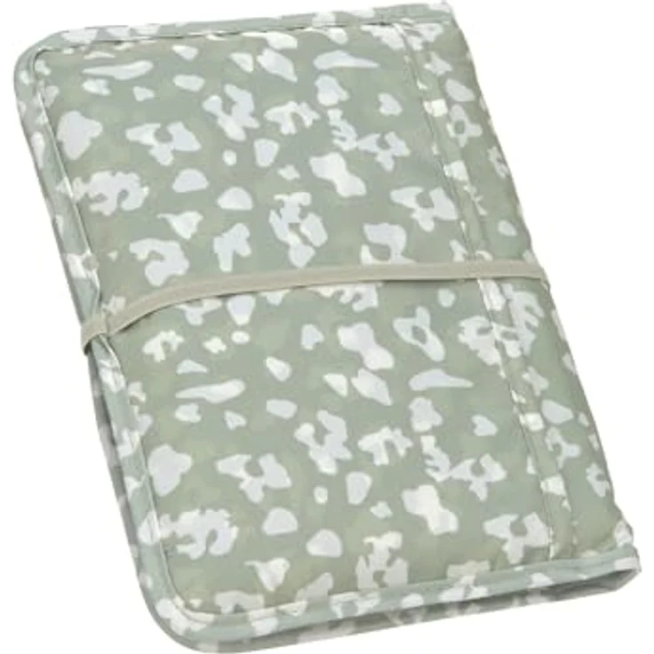 LÄSSIG Windeltasche mit Wickelunterlage und Fach für Feuchttücher, Changing Pouch Leo light khaki – Bild 2