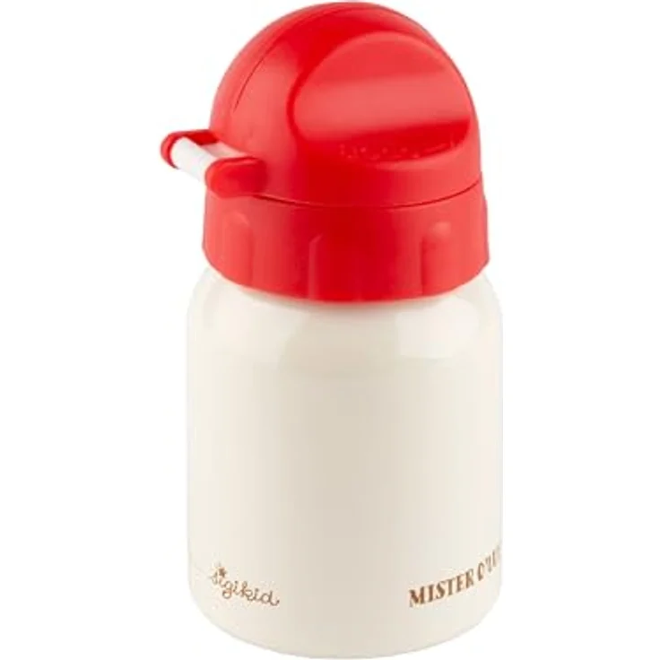 Sigikid 52928 Kinder Trinkflasche Mister O'Lui, 250 ml, Auslaufsicherer Edelstahl, hygienisch und bruchsicher – Bild 2
