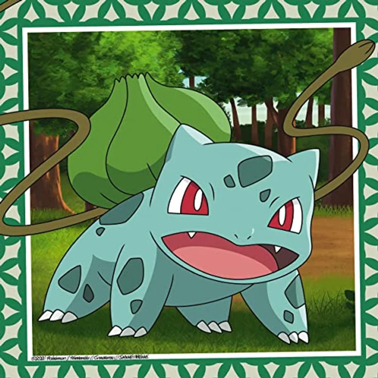 Ravensburger Puzzle 3x49 Teile Pokémon: Glumanda, Bisasam und Schiggy – Bild 6