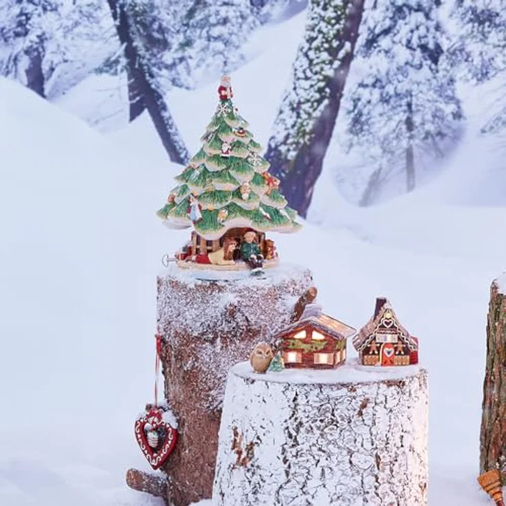 Villeroy & Boch Spieluhr Villeroy & Boch Christmas Toys Memory Spieluhr, hochwertiges Porzellan, spielt "Oh Tannenbaum", weihnachtliche Geschenkverpackung – Bild 5