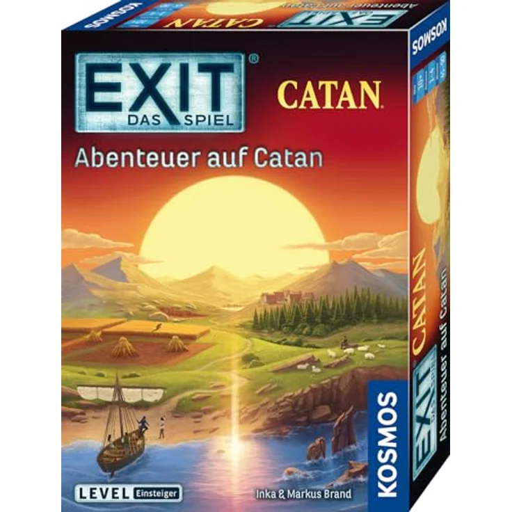 KOSMOS EXIT Abenteuer auf Catan (E), Gesellschaftsspiel für Erwachsene und Familien ab 10 Jahren – Bild 1