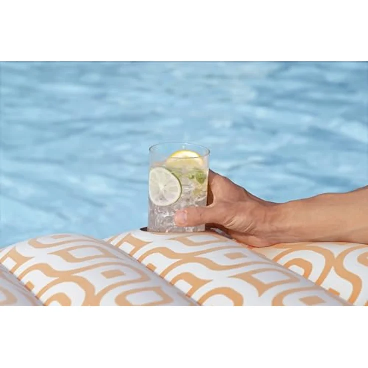 Bestway Luftmatratze Waterproof Deluxe, 183x84 cm, wasserfest, bunt, für Strand und Pool – Bild 6