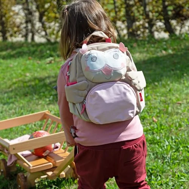sigikid Kinderrucksack Eule, Kindergarten-Rucksack: robust, leicht, kindgerecht, für Kita, Krippe, Ausflüge, Freizeit, für Kinder von 2-5 Jahren, 5,2 l – Bild 3