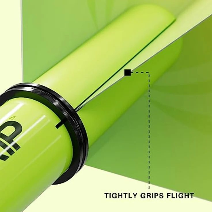 Target Darts Pro Grip Dartschäfte Kurt, 3 x Sätze in Grün, 9 Dartschäfte insgesamt, maximale Kontrolle und Flugsicherheit – Bild 3