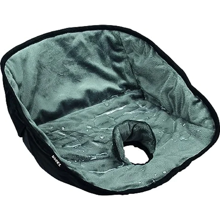 Dooky Pinkelpad, Unterlage (abnehmbar, universalpassend für Autositze, wasserfest, waschbar, weiche Polsterung für bequemen Komfort, Größe: 37 x 31 cm‎), Schwarz – Bild 2