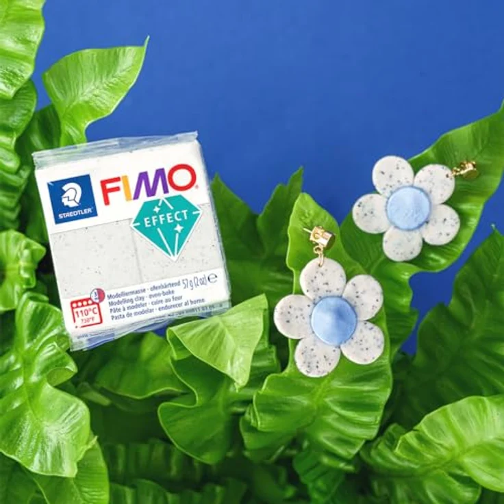 FIMO Modelliermasse effect 8010 Botanical, 57 g - Natürliche botanische Farben, 8 Portionen, vielseitig einsetzbar – Bild 5