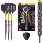 Target Darts Luke Littler G1, 23G Steel Tip Dartpfeile Set mit 90% Wolfram und Swiss Point Technologie, Schwarz