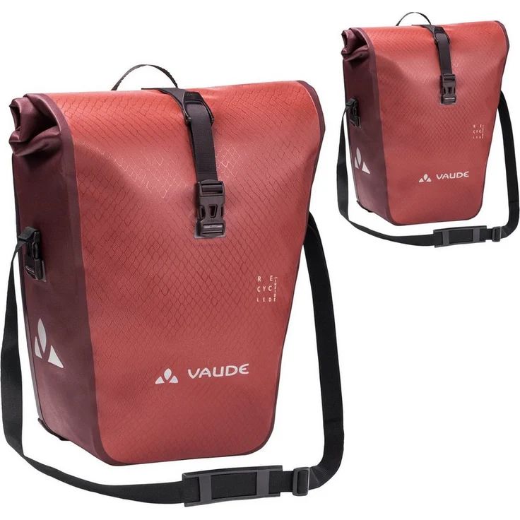 VAUDE Aqua Back recycelt Doppeltasche, wasserdicht, 48 Liter, schwarz