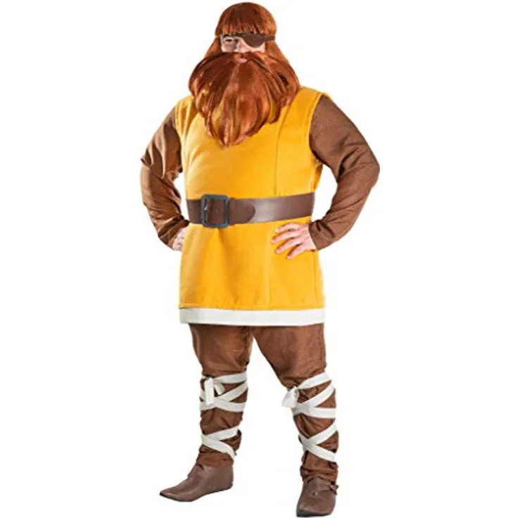 Maskworld Halvar - Vater von Wickie Kostüm - XL - Wikinger Verkleidung für Karneval, Fasching & Motto-Party