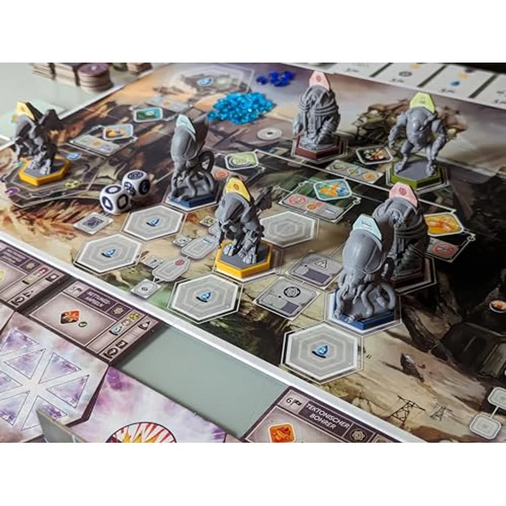 Skellig Games 0048-0019-03 Brettspiel, bunt mit 24 extra großen und detailreichen Exosuit-Miniaturen – Bild 5