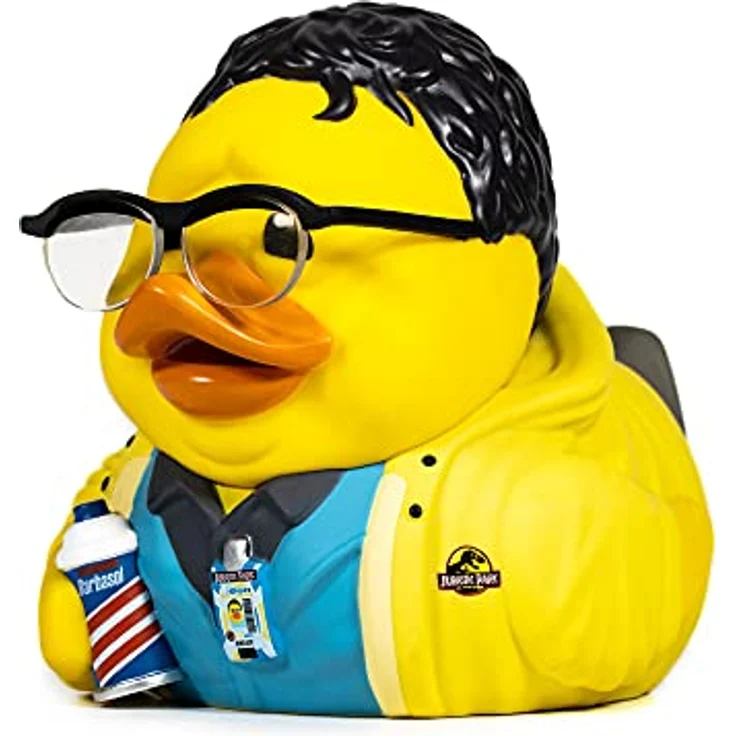 TUBBZ Dennis Nedry Sammler-Vinyl-Gummiente Figur, ca. 9 cm groß, offiziell lizenziertes Jurassic Park Merchandise – Bild 1