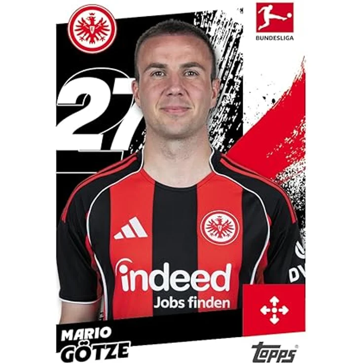 Topps 2025-26 Bundesliga Sticker (Display) Deutsch, 50 Boosterpackungen mit 7 Karten pro Packung – Bild 5