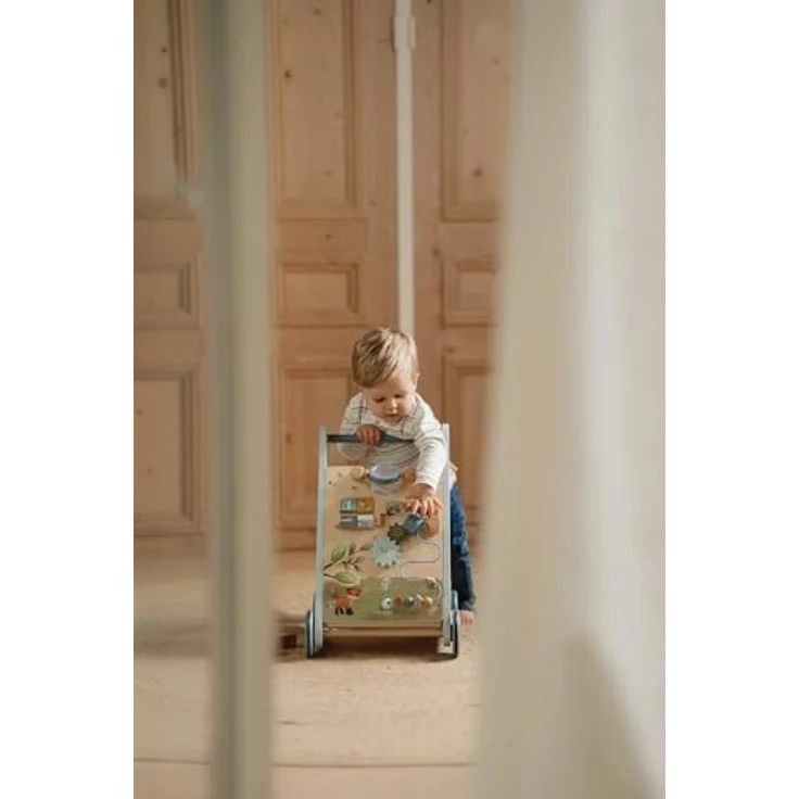 Little Dutch 7232 FSC Holz Activity Laufwagen - Forest Friends blau, inklusive 8 Aktivitäten, für Kinder ab 12 Monate – Bild 5