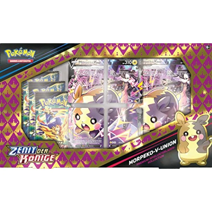 Pokemon Zenit der Könige: Morpeko-V-UNION Premium Spielunterlagen Kollektion (deutsch) - 4 Booster Packs – Bild 2