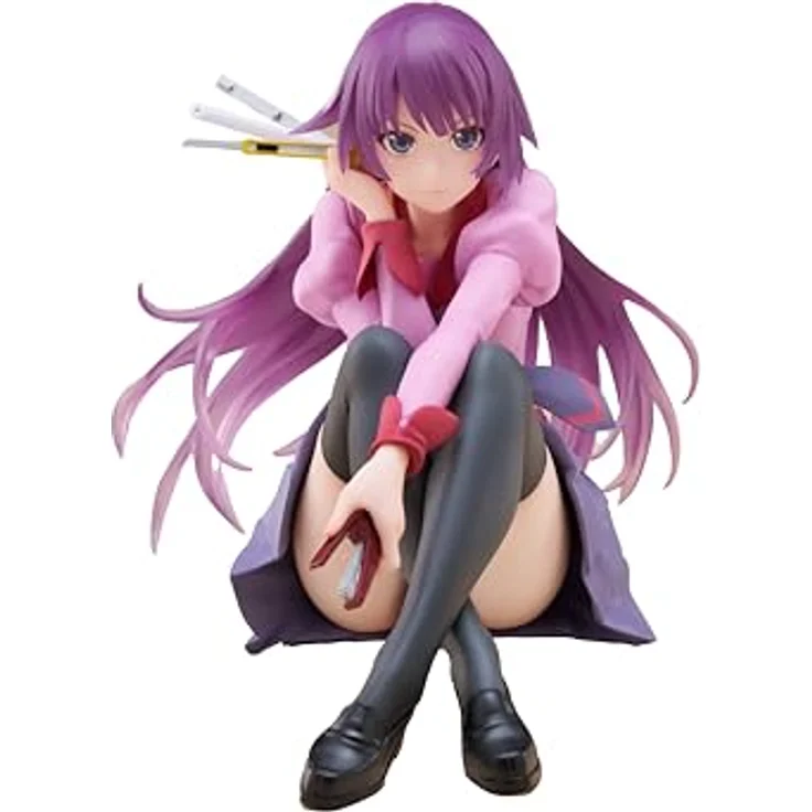 Taito Monogatari PVC Statue Hitagi Senjougahara, 13 cm, Sammelfigur mit Standfuß, offizielles Lizenzprodukt – Bild 1