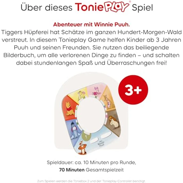 tonies Hörspiel Disney Winnie Puuh: Tiggers großes Durcheinander, interaktives Tonieplay Game für Kinder ab 3 Jahren mit Bilderbuch und Überraschungen – Bild 7