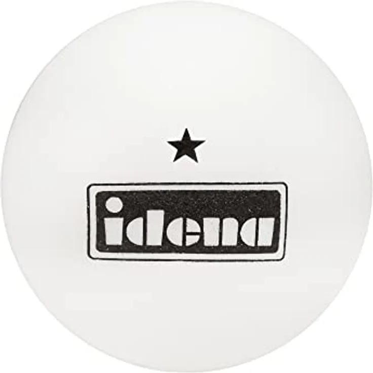 Idena 40169 Tischtennisbälle, 36 Stück in weiß, 1 Stern Qualität nach ITTF, Durchmesser ca. 4 cm, für Training und Hobbysport – Bild 4