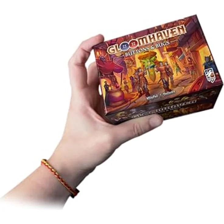 Cephalofair Games Gloomhaven: Buttons & Bugs, Solo-Spiel mit origineller Kampagnengeschichte, ab 14 Jahren, 1 Spieler – Bild 2