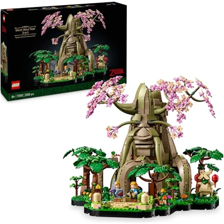 LEGO The Legend of Zelda Deku-Baum 2-in-1, Bauset mit 4 Minifiguren, 2.500 Teilen, Geschenk und Sammlerstück für Erwachsene Sammler und Fans 77092 – Bild 1