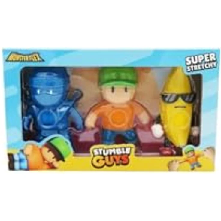 Bizak MONSTERFLEX Stumble Guys, 3er-Pack Sammelfiguren, ausziehbar und elastisch, 25 cm, für Fans und Sammler, geeignet für Kinder ab 6 Jahren – Bild 2
