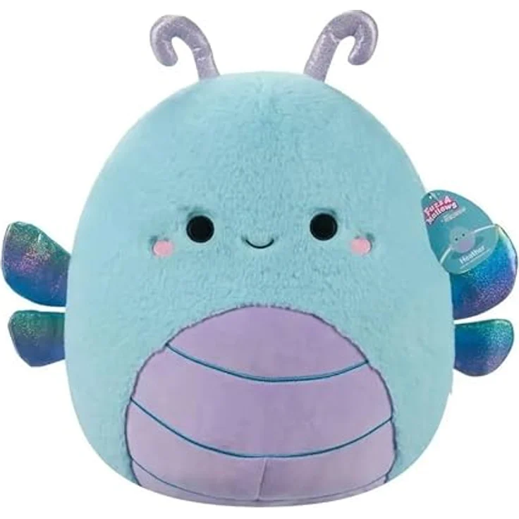 Squishmallows Squishmallow Plüschtier FuzzAMallows Heather die Libelle 40 cm Kuscheltiere Original 2024, Libellenfarben – Bild 1