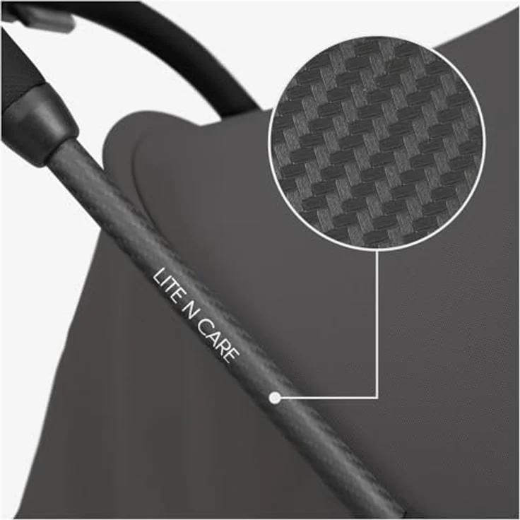 Hauck Reisebuggy Lite N Care, ultraleichtes Carbon-Gestell, Dark Anthracite, IATA-kompatibel, inkl. Gratis Mobilitätsgarantie – Bild 8