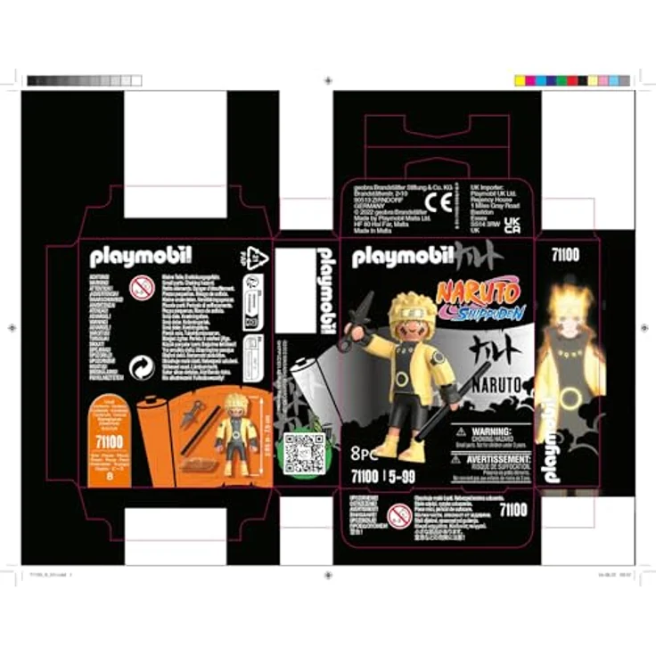 PLAYMOBIL Naruto Shippuden - Naruto Rikudou Sennin Mode Konstruktionsspielzeug – Bild 7