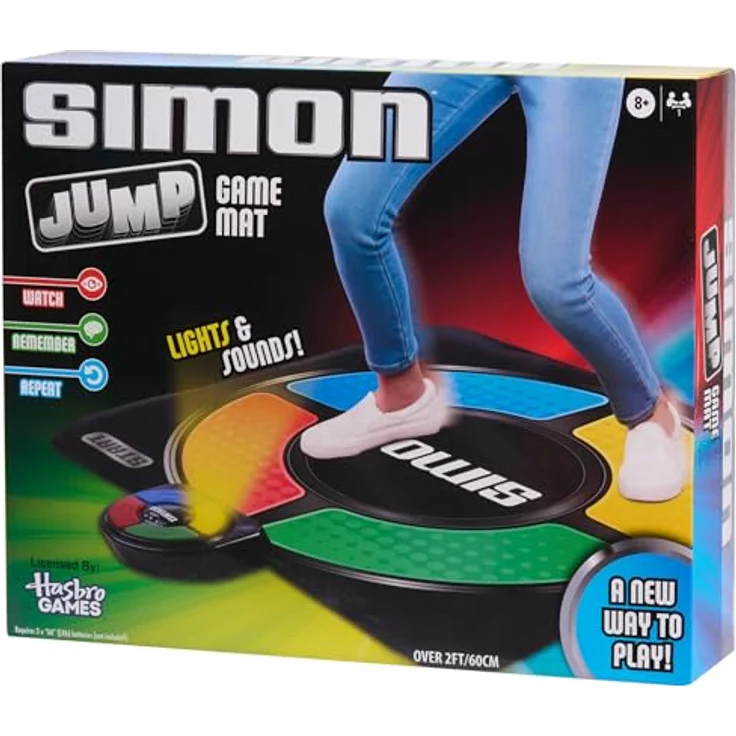 Just Play Ltd. Simon Jump Game, elektronische Spielmatte zur aktiven Musterwiederholung, für 1-4 Spieler ab 8 Jahren – Bild 7