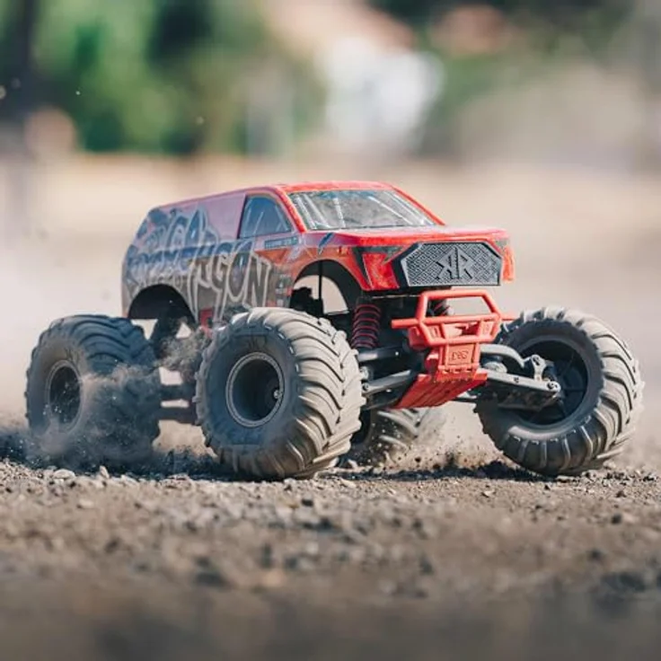 Arrma RC-Monstertruck Gorgon 4x2 Mega 550 Monstertruck Rot RTR 1:10 mit Akku, Lader – Bild 3