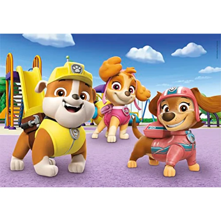 Clementoni 24800 Supercolor Puzzle Paw Patrol - 2 Puzzle Mit 20 Teile Ab 3 Jahren, Buntes Kinderpuzzle Mit Besonderer Leuchtkraft & Farbintensität, Geschicklichkeitsspiel Für Kinder – Bild 2