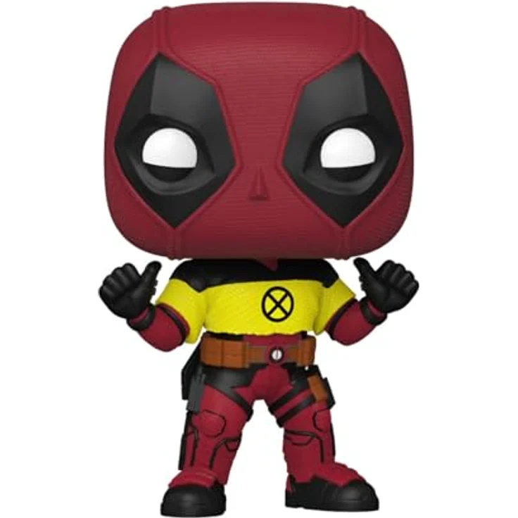 Funko Deadpool 2 POP! Vinyl Figur, Deadpool mit X-Men Shirt, 9 cm, Sammelfigur – Bild 2
