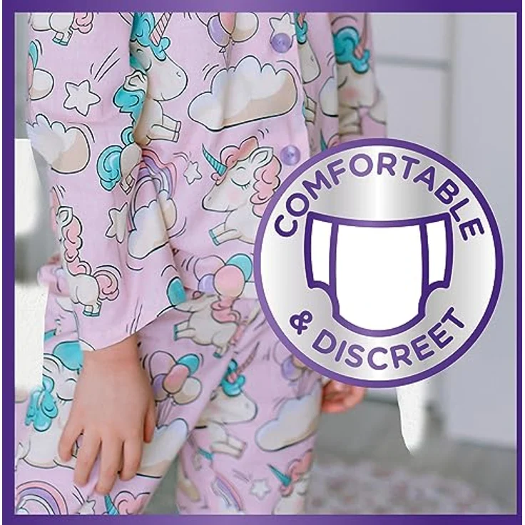 HUGGIES DryNites Nacht-Windeln Mädchen 4-7 J. (17-30kg), 30 Stk - Disney Designs, speziell für Mädchen geeignet – Bild 6