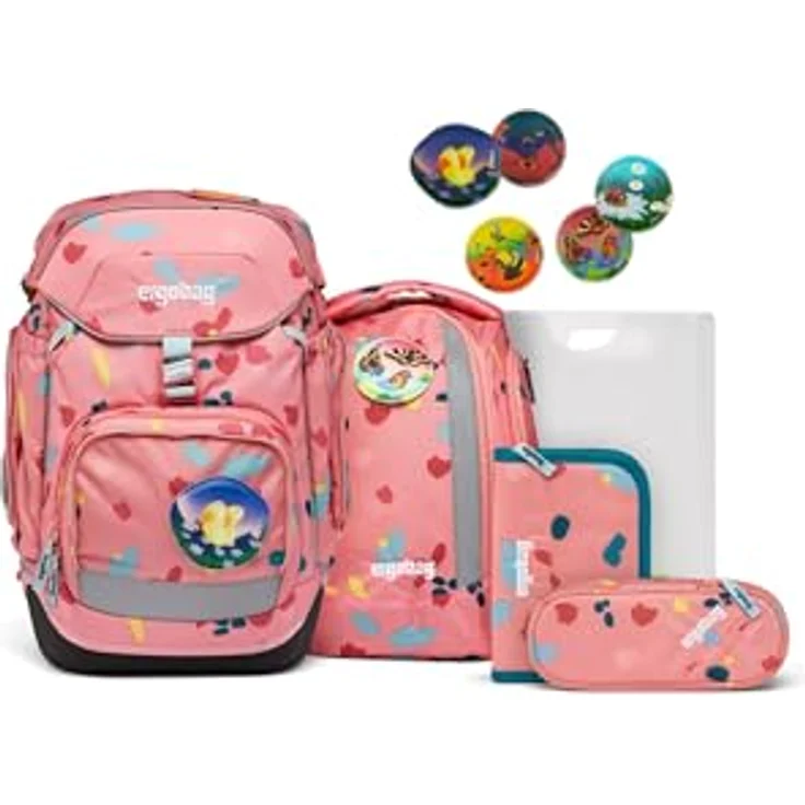 ergobag Pack Zitronenfaltbär Schulrucksack-Set 6tlg. – Bild 2