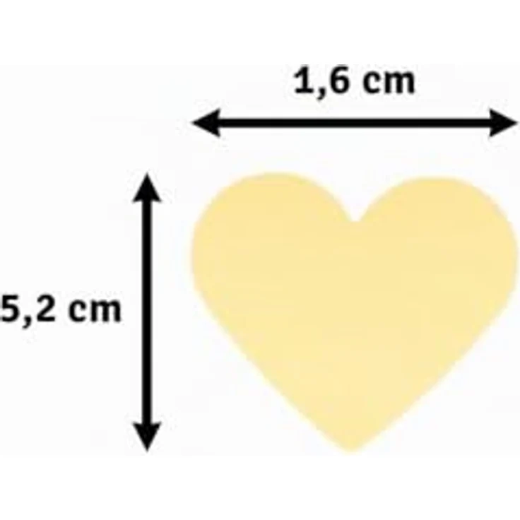 Vaessen Creative Jumbo+ Stanzer Herz, 6,3 cm, aus Metall und Plastik, lila, ideal für Scrapbooking und Bastelarbeiten – Bild 3