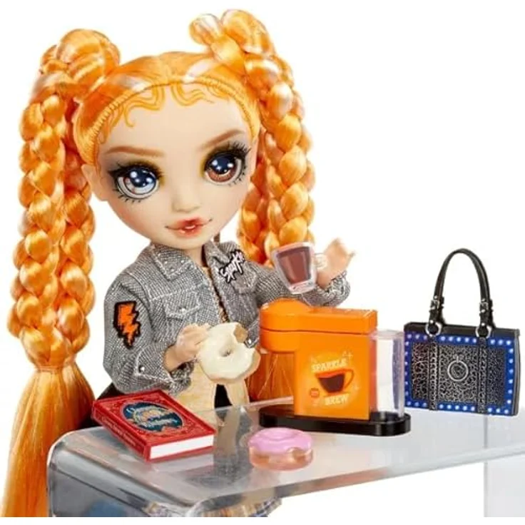 MGA ENTERTAINMENT Babypuppe Rainbow High Sparkle & Shine Fashion Doll - Clementine – Bild 6
