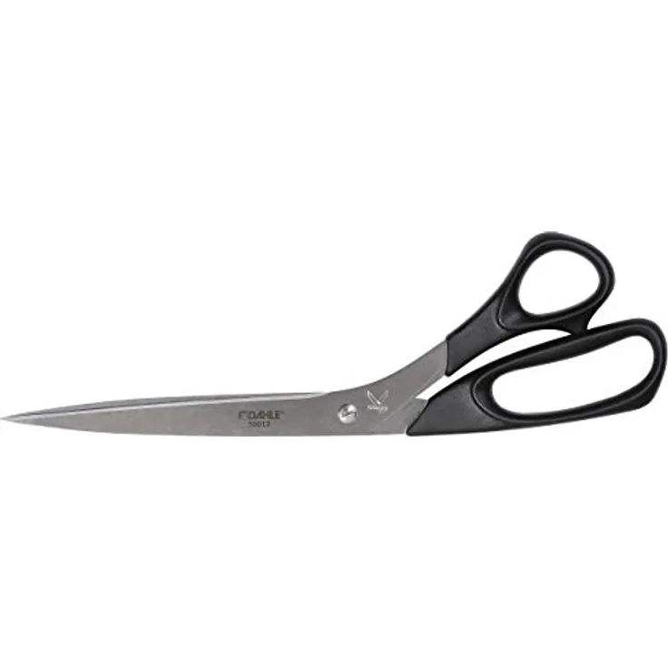 DAHLE Super-Schere, Papierschere 26cm aus gehärtetem Edelstahl, schwarz, 5 Stück