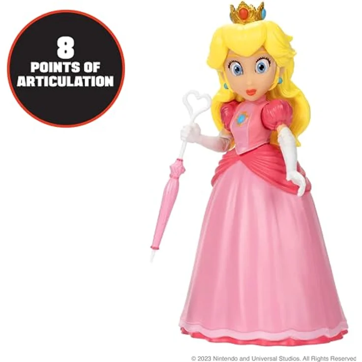Super Mario Movie Nintendo Peach Figur 13cm – Bild 6