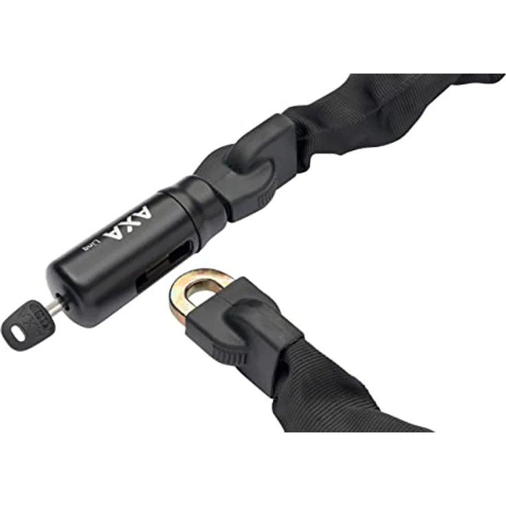 Axa Kettenschloss Linq 100 Länge 100 cm Stärke 9,5 mm schwarz – Bild 3