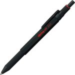 Rotring 600 Multi, Schreibstift mit 3-in-1 Mechanismus, Vollmetallgehäuse, Rot/Schwarz