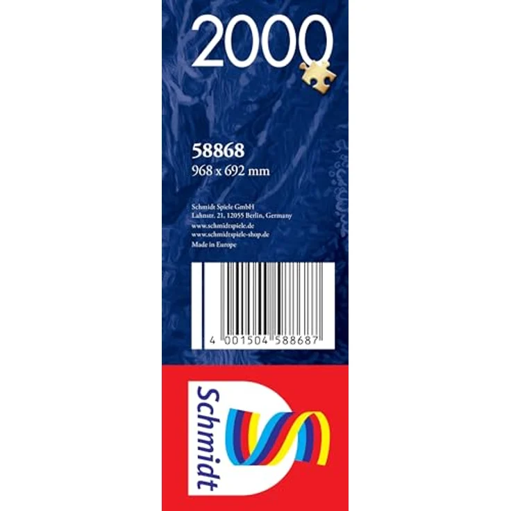 Schmidt Spiele 58868 Flussidyll in den Bergen, 2000 Teile Puzzle, Mehrfarbig – Bild 2
