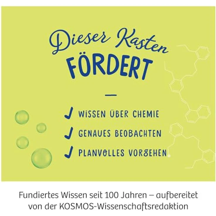 KOSMOS 617400 Big Fun Chemistry, Experimentierkasten für Kinder ab 8 Jahren, blubbernde Flüssigkeiten und nachtleuchtender Schleim, mehrsprachige Anleitung – Bild 5