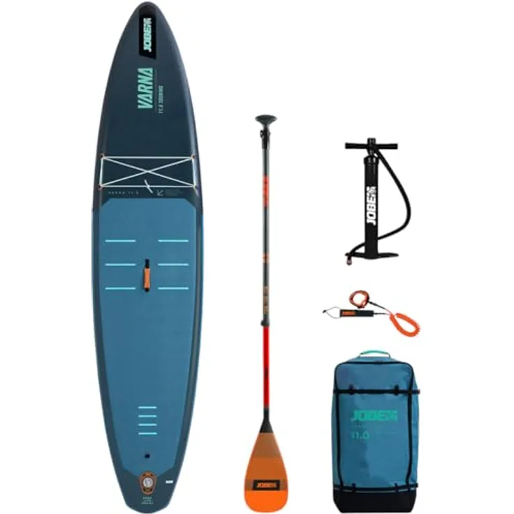 Jobe Aero Varna 11.0, Aufblasbares Paddle-surf-set, strapazierfähig, 335 cm, blau