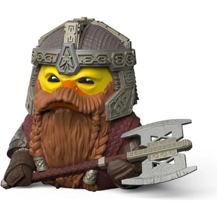 TUBBZ Gimli Box-Ausgabe, Sammler-Vinyl-Gummiente Figur, 9 cm groß, offizielles Der Herr der Ringe Merchandise – Bild 1
