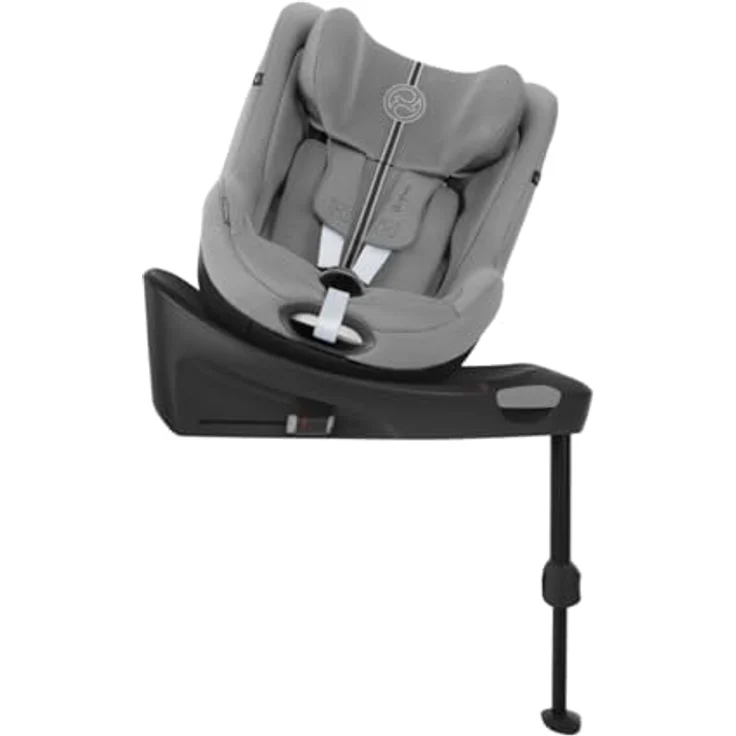 Cybex Sirona Gi Plus i-Size, Reboard Kindersitz mit 360° Drehung und Luftzirkulation, Stone Grey, Modell 2025 – Bild 5