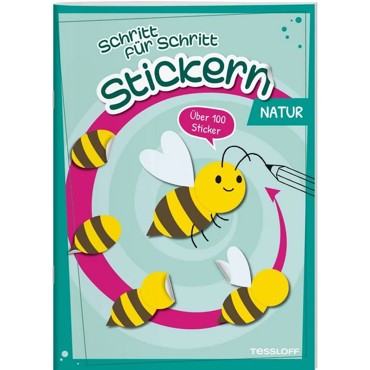 Tessloff Verlag Sticker Schritt für Schritt - Stickern - Natur, Sticker Set für Kinder ab 4 Jahren – Bild 1