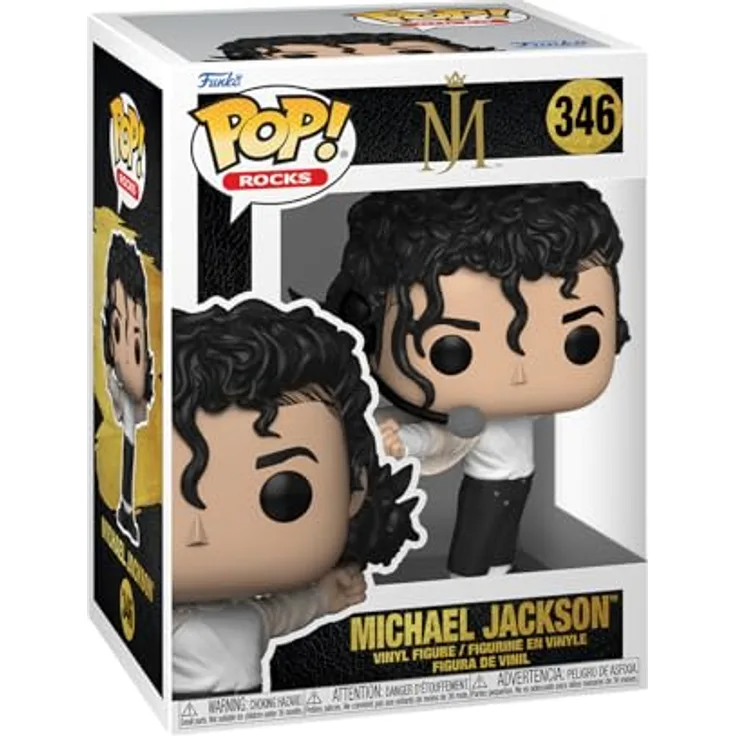 Funko POP! Rocks: Michael Jackson - (Superbowl) - Vinyl-Sammelfigur - Geschenkidee - Offizielle Handelswaren - Spielzeug Für Kinder Und Erwachsene - Music Fans - Modellfigur Für Sammler Und Display
