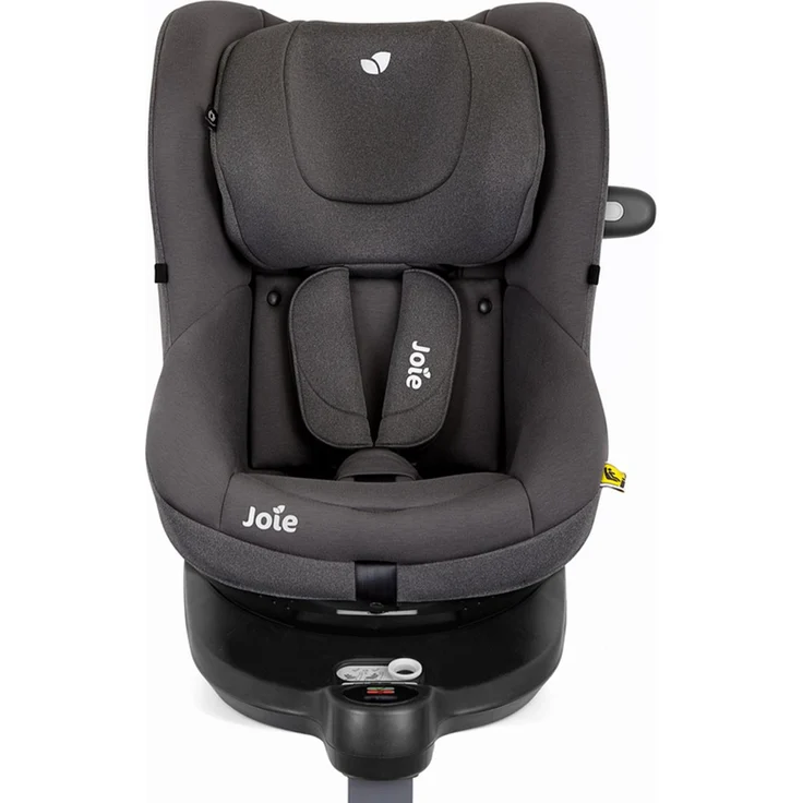 joie Reboarder-Kindersitz i-Spin 360 E mit Isofix-Basis - Thunder, ab 6 Monate - 4 Jahre, 360° Rotation, i-Size-Zulassung
