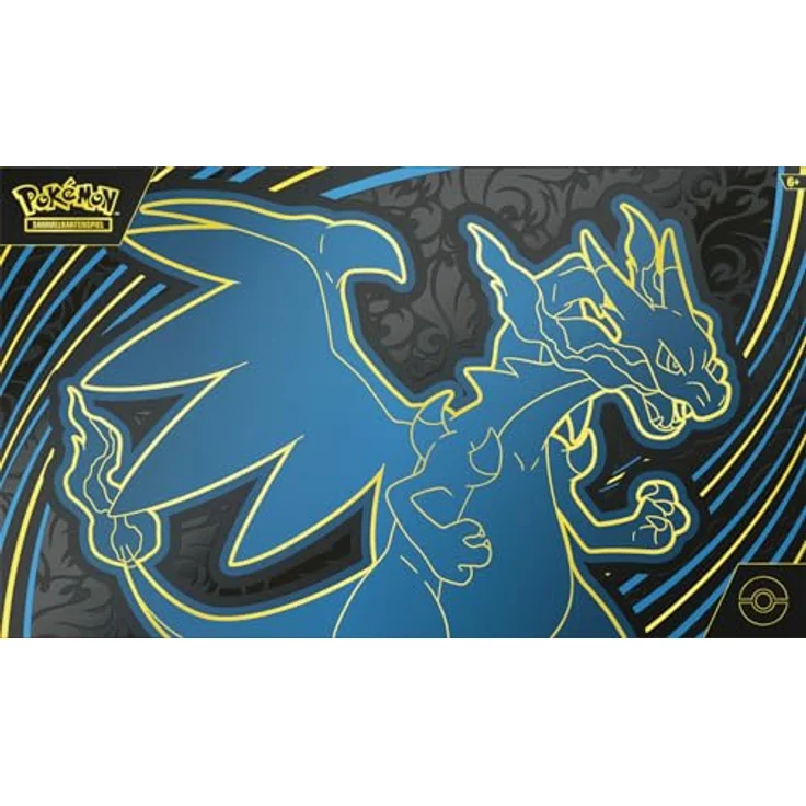Pokémon Ultra-Premium-Kollektion Mega-Glurak X-ex, 2 holografische Promokarten, 18 Boosterpacks & Premium-Zubehör – Bild 2