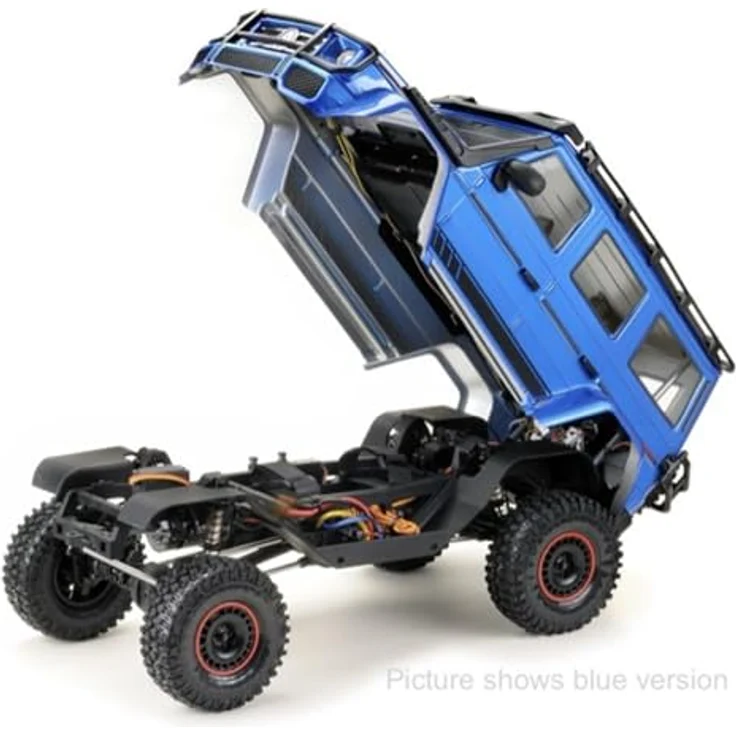 Absima CR4.4 Wolf Brushed 1:10 RC Modellauto Elektro Crawler Allradantrieb (4WD) RTR 2,4 GHz, innovative Tank Turn Funktion, schwarz – Bild 3